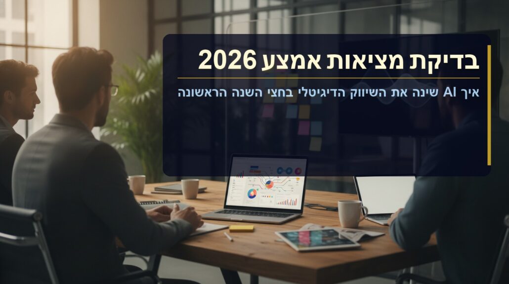 שיווק דיגיטלי AI 2026