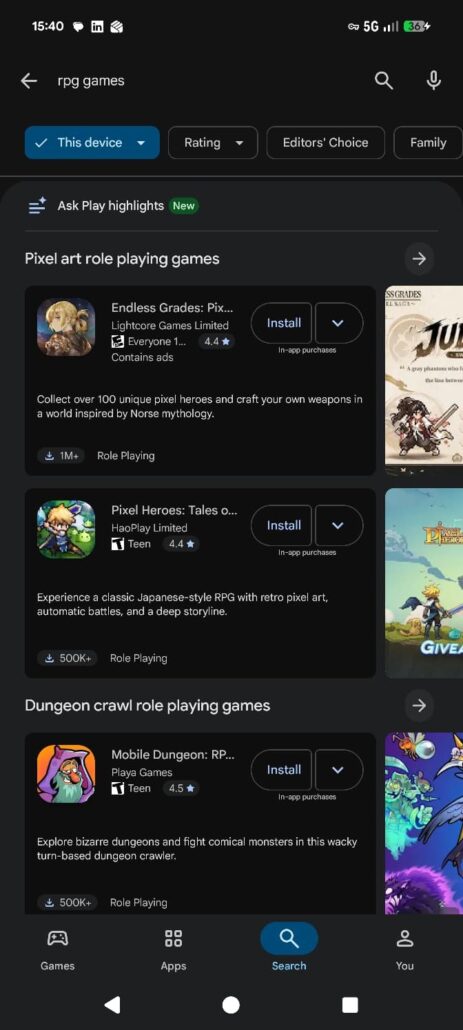 APP HIGHLIGHTS
